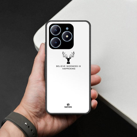 Realme Narzo N61 Cover - Nice Series - HQ Ultra Shine Premium Infinity Glass Soft Silicon Borders Case
