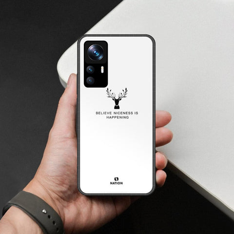 Xiaomi Redmi K50 Ultra Cover - Nice Series - HQ Ultra Shine Premium Infinity Glass Soft Silicon Borders Case