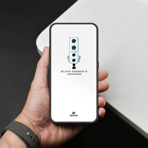Vivo V17 Pro Cover - Nice Series - HQ Ultra Shine Premium Infinity Glass Soft Silicon Borders Case