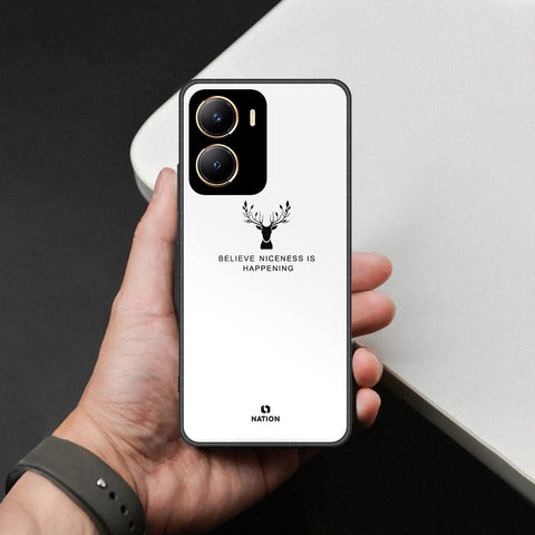 Vivo Y35 5G Cover - Nice Series - HQ Ultra Shine Premium Infinity Glass Soft Silicon Borders Case