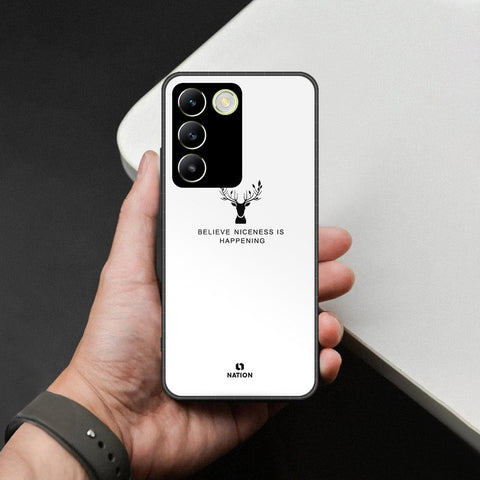 Vivo V30 Lite 4G Cover - Nice Series - HQ Ultra Shine Premium Infinity Glass Soft Silicon Borders Case