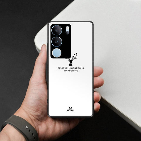 Vivo V29 Pro Cover - Nice Series - HQ Ultra Shine Premium Infinity Glass Soft Silicon Borders Case