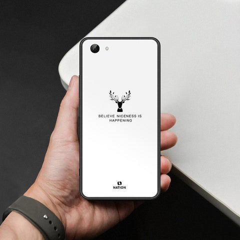 Vivo Y83 Cover - Nice Series - HQ Ultra Shine Premium Infinity Glass Soft Silicon Borders Case
