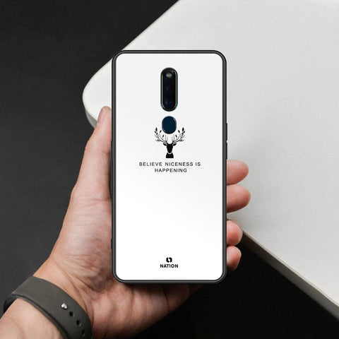 Huawei Honor Play 8A Cover - Nice Series - HQ Ultra Shine Premium Infinity Glass Soft Silicon Borders Case