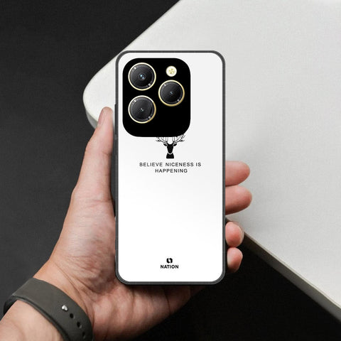 Tecno Spark 20 Pro Cover - Nice Series - HQ Ultra Shine Premium Infinity Glass Soft Silicon Borders Case