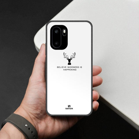OnePlus Ace 6 Cover - Nice Series - HQ Ultra Shine Premium Infinity Glass Soft Silicon Borders Case