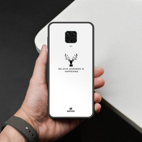 Xiaomi Redmi Note 9 Pro Cover - Nice Series - HQ Ultra Shine Premium Infinity Glass Soft Silicon Borders Case