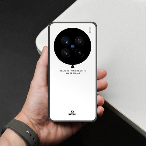 Vivo X200 Pro Cover - Nice Series - HQ Ultra Shine Premium Infinity Glass Soft Silicon Borders Case