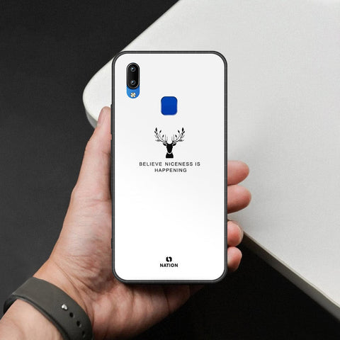 Vivo Y90 Cover - Nice Series - HQ Ultra Shine Premium Infinity Glass Soft Silicon Borders Case