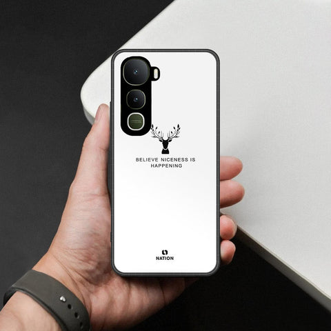 Vivo Y400 Pro Cover - Nice Series - HQ Ultra Shine Premium Infinity Glass Soft Silicon Borders Case