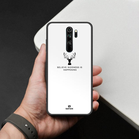 Xiaomi Redmi Note 8 Pro Cover - Nice Series - HQ Ultra Shine Premium Infinity Glass Soft Silicon Borders Case
