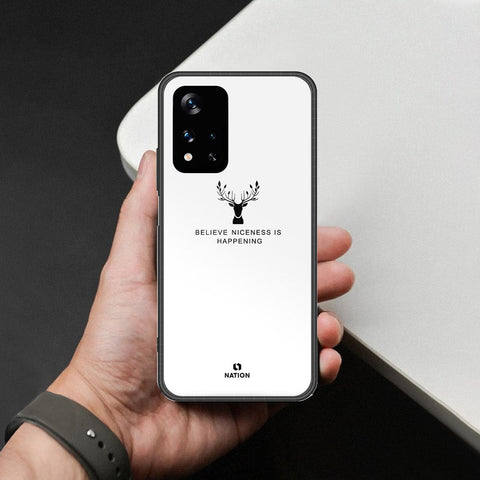 Xiaomi Redmi Note 11 5G Cover - Nice Series - HQ Ultra Shine Premium Infinity Glass Soft Silicon Borders Case