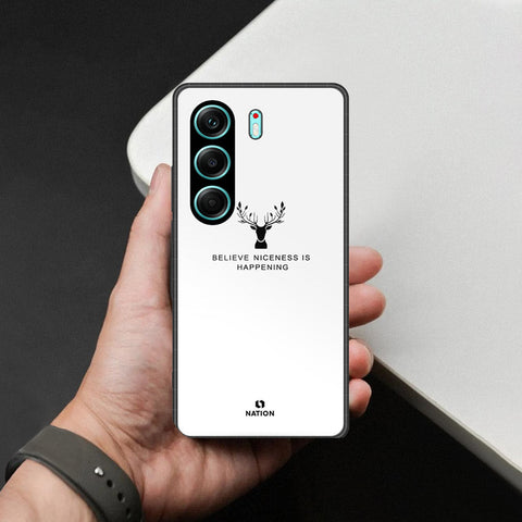 Tecno Camon 40 Pro 5G Cover - Nice Series - HQ Ultra Shine Premium Infinity Glass Soft Silicon Borders Case