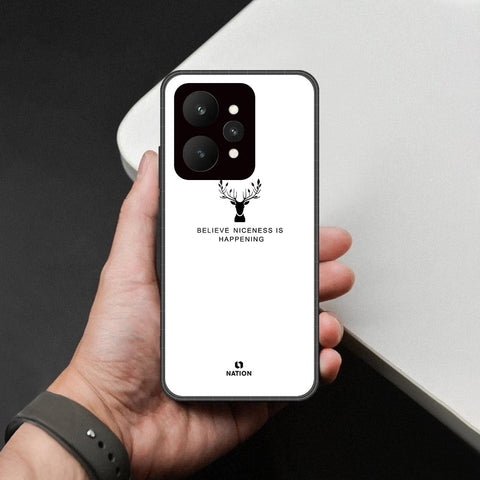 Realme 15 Cover - Nice Series - HQ Ultra Shine Premium Infinity Glass Soft Silicon Borders Case