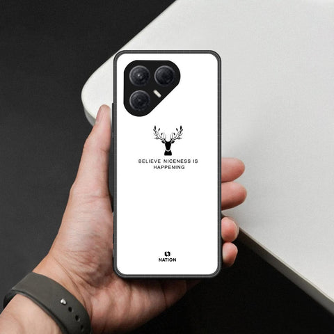 Tecno Pova 7 4G Cover - Nice Series - HQ Ultra Shine Premium Infinity Glass Soft Silicon Borders Case
