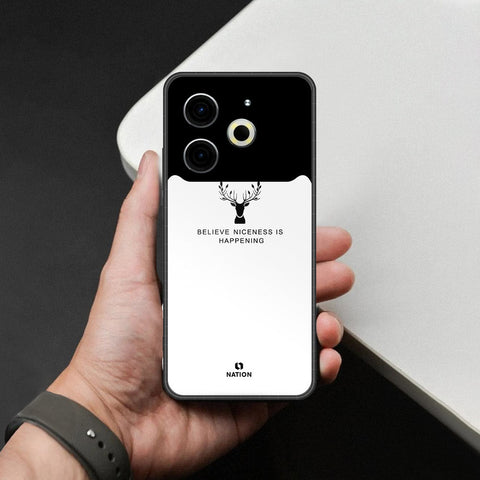 Tecno Pova 6 Pro Cover - Nice Series - HQ Ultra Shine Premium Infinity Glass Soft Silicon Borders Case