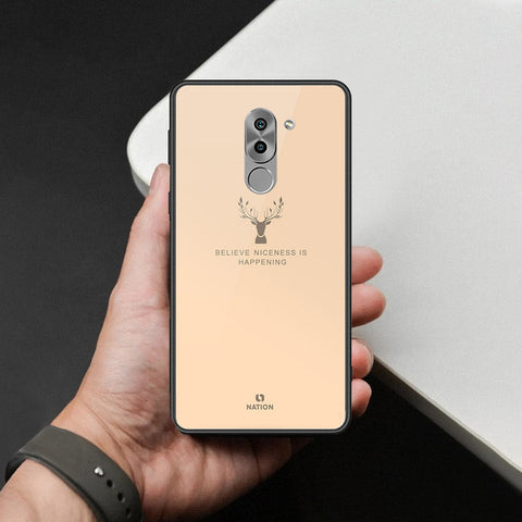 Huawei Honor 6X Cover - Nice Series - HQ Ultra Shine Premium Infinity Glass Soft Silicon Borders Case