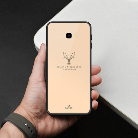 Samsung Galaxy J4 Plus Cover - Nice Series - HQ Ultra Shine Premium Infinity Glass Soft Silicon Borders Case