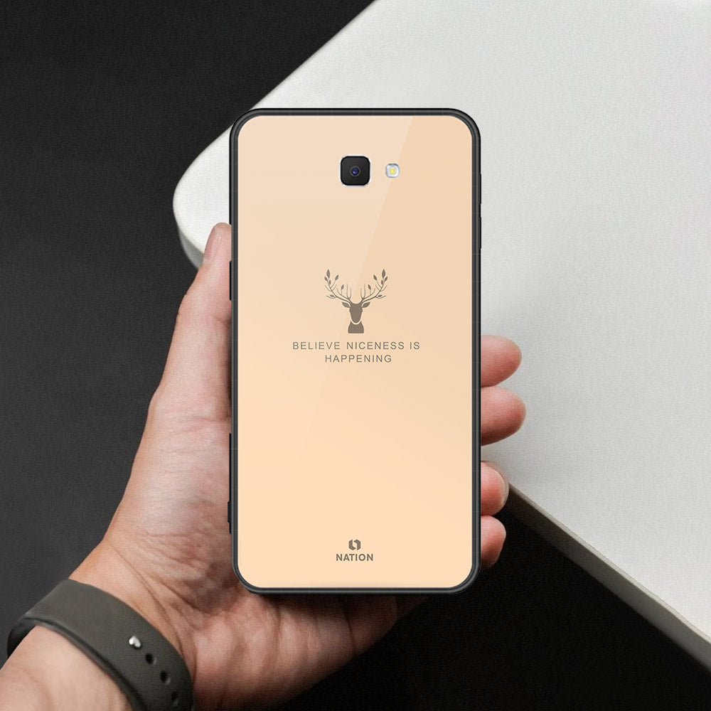 Samsung Galaxy J7 Prime Cover - Nice Series - HQ Ultra Shine Premium Infinity Glass Soft Silicon Borders Case (Fast delivery)(AW)