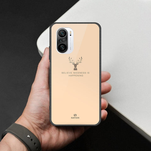 Xiaomi Redmi K40 Cover - Nice Series - HQ Ultra Shine Premium Infinity Glass Soft Silicon Borders Case