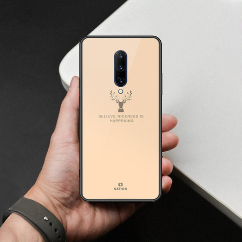 OnePlus 7 Pro Cover - Nice Series - HQ Ultra Shine Premium Infinity Glass Soft Silicon Borders Case