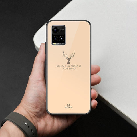 Vivo Y21s Cover - Nice Series - HQ Ultra Shine Premium Infinity Glass Soft Silicon Borders Case