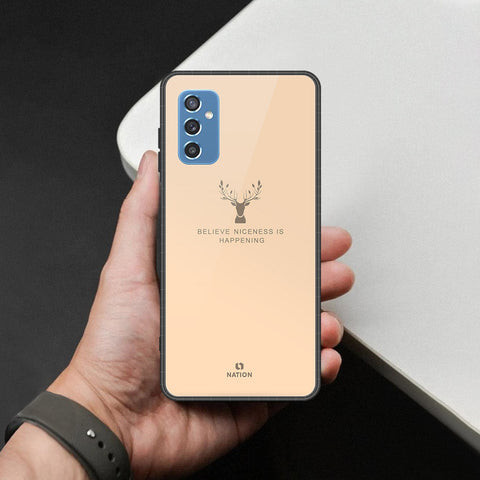 Samsung Galaxy M52 5G Cover - Nice Series - HQ Ultra Shine Premium Infinity Glass Soft Silicon Borders Case