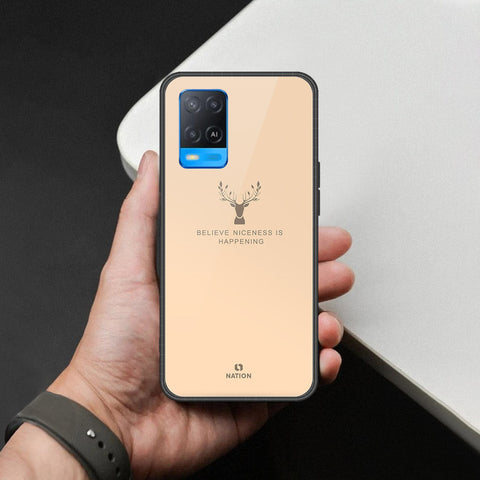 Oppo A54 4G Cover - Nice Series - HQ Ultra Shine Premium Infinity Glass Soft Silicon Borders Case