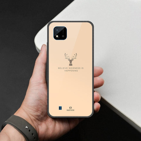Realme Narzo 50i Cover - Nice Series - HQ Ultra Shine Premium Infinity Glass Soft Silicon Borders Case