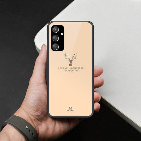 Samsung Galaxy A24 4G Cover - Nice Series - HQ Ultra Shine Premium Infinity Glass Soft Silicon Borders Case