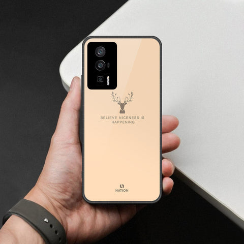 Xiaomi Redmi K60 Cover - Nice Series - HQ Ultra Shine Premium Infinity Glass Soft Silicon Borders Case