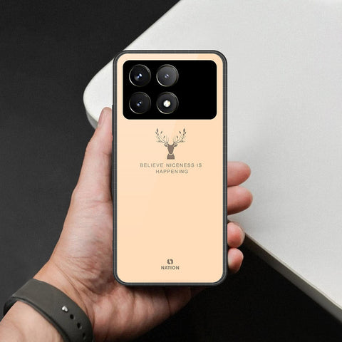 Xiaomi Poco F6 Pro Cover - Nice Series - HQ Ultra Shine Premium Infinity Glass Soft Silicon Borders Case