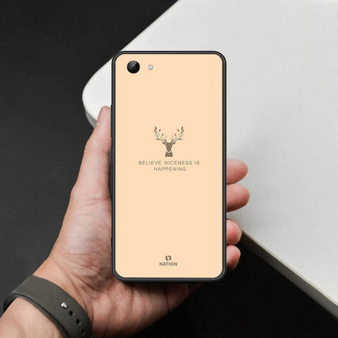 Vivo Y81 Cover - Nice Series - HQ Ultra Shine Premium Infinity Glass Soft Silicon Borders Case