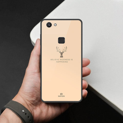 Vivo Y75 Cover - Nice Series - HQ Ultra Shine Premium Infinity Glass Soft Silicon Borders Case