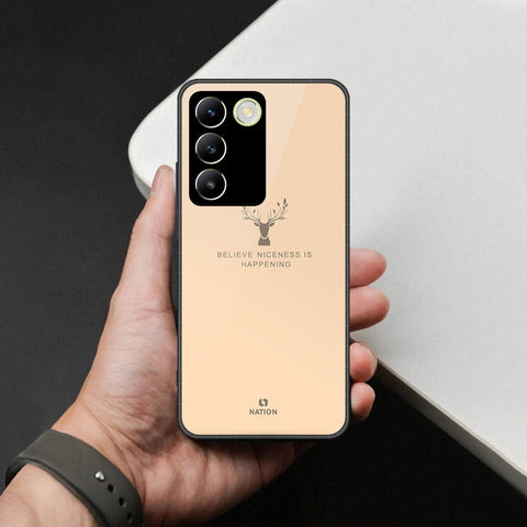 Vivo V30 Lite 4G Cover - Nice Series - HQ Ultra Shine Premium Infinity Glass Soft Silicon Borders Case