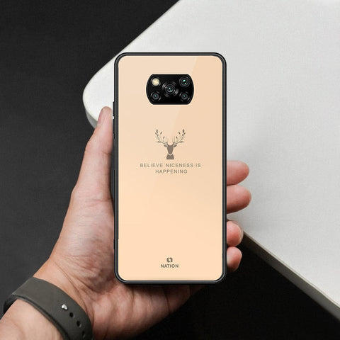 Xiaomi Poco X3 NFC Cover - Nice Series - HQ Ultra Shine Premium Infinity Glass Soft Silicon Borders Case