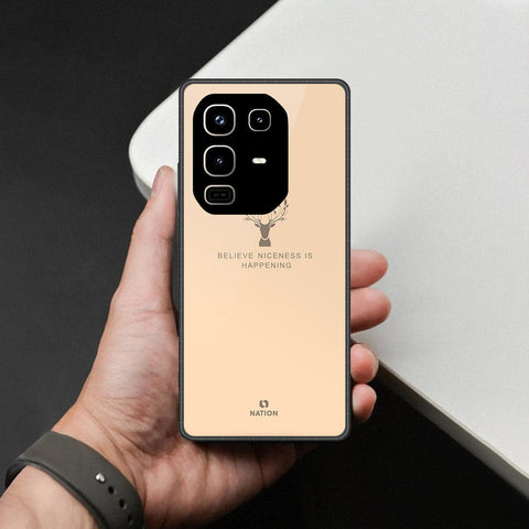 Infinix Note 50 Pro 4G Cover - Nice Series - HQ Ultra Shine Premium Infinity Glass Soft Silicon Borders Case
