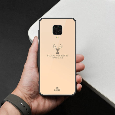 Xiaomi Redmi Note 9 Pro Cover - Nice Series - HQ Ultra Shine Premium Infinity Glass Soft Silicon Borders Case