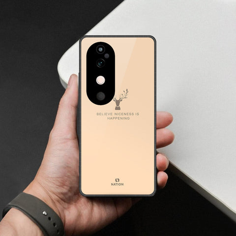 Vivo S19 Pro Cover - Nice Series - HQ Ultra Shine Premium Infinity Glass Soft Silicon Borders Case