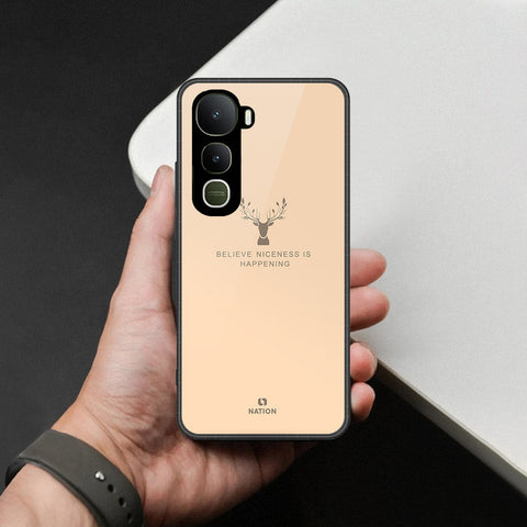 Vivo Y400 Pro Cover - Nice Series - HQ Ultra Shine Premium Infinity Glass Soft Silicon Borders Case