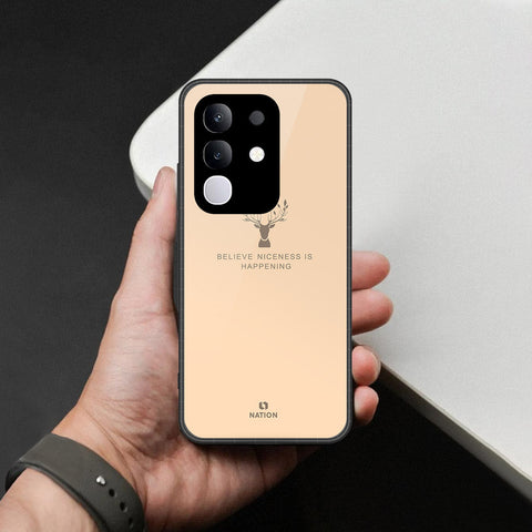 Vivo Y300t Cover - Nice Series - HQ Ultra Shine Premium Infinity Glass Soft Silicon Borders Case
