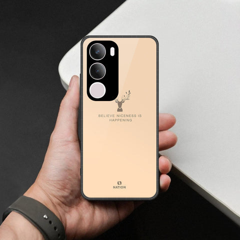Vivo Y19s Cover - Nice Series - HQ Ultra Shine Premium Infinity Glass Soft Silicon Borders Case