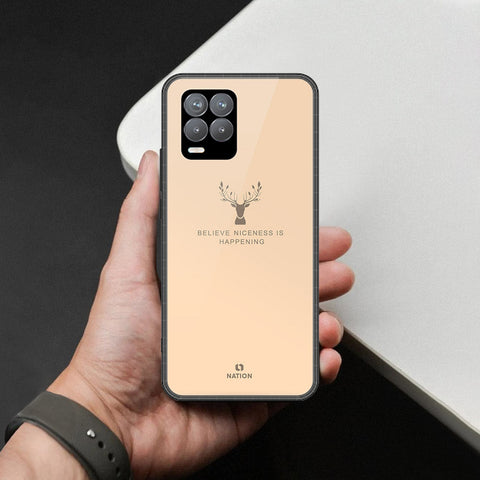 Realme 8 Pro Cover - Nice Series - HQ Ultra Shine Premium Infinity Glass Soft Silicon Borders Case