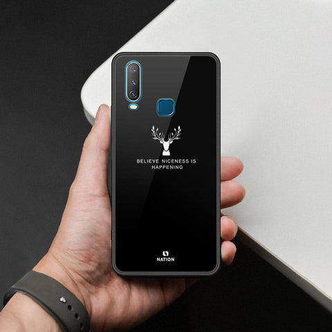 Vivo Y12 Cover - Nice Series - HQ Ultra Shine Premium Infinity Glass Soft Silicon Borders Case