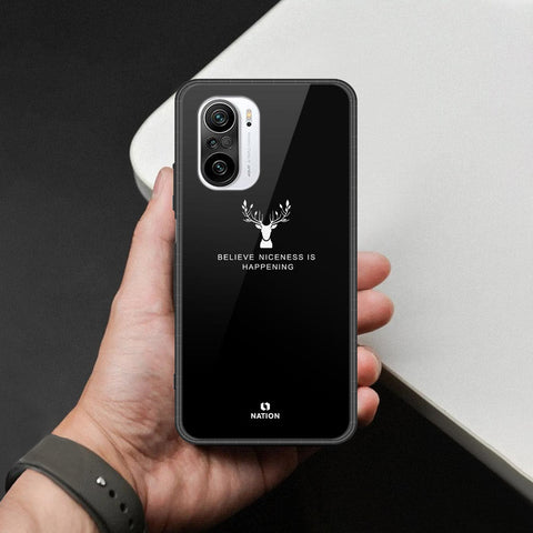 Xiaomi Redmi K40 Cover - Nice Series - HQ Ultra Shine Premium Infinity Glass Soft Silicon Borders Case