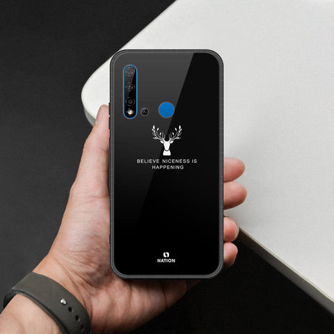 Huawei P20 Lite 2019 Cover - Nice Series - HQ Ultra Shine Premium Infinity Glass Soft Silicon Borders Case