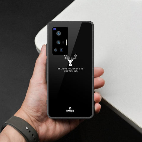 Vivo X70 Pro Cover - Nice Series - HQ Ultra Shine Premium Infinity Glass Soft Silicon Borders Case