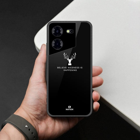 Tecno Pova 5 Pro Cover - Nice Series - HQ Ultra Shine Premium Infinity Glass Soft Silicon Borders Case