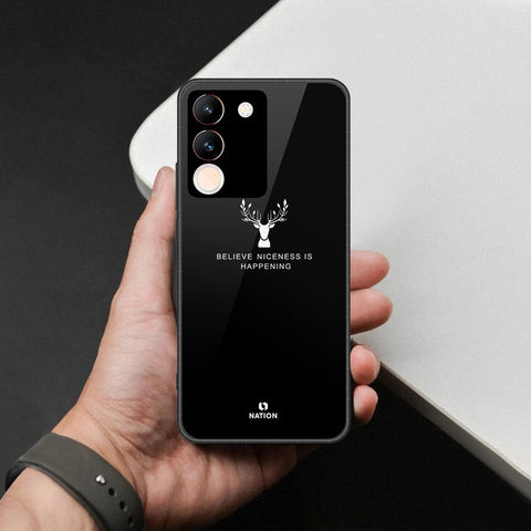 Vivo Y200 5G Cover - Nice Series - HQ Ultra Shine Premium Infinity Glass Soft Silicon Borders Case