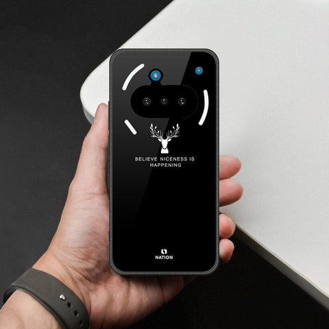 Nothing Phone 3a Cover - Nice Series - HQ Ultra Shine Premium Infinity Glass Soft Silicon Borders Case